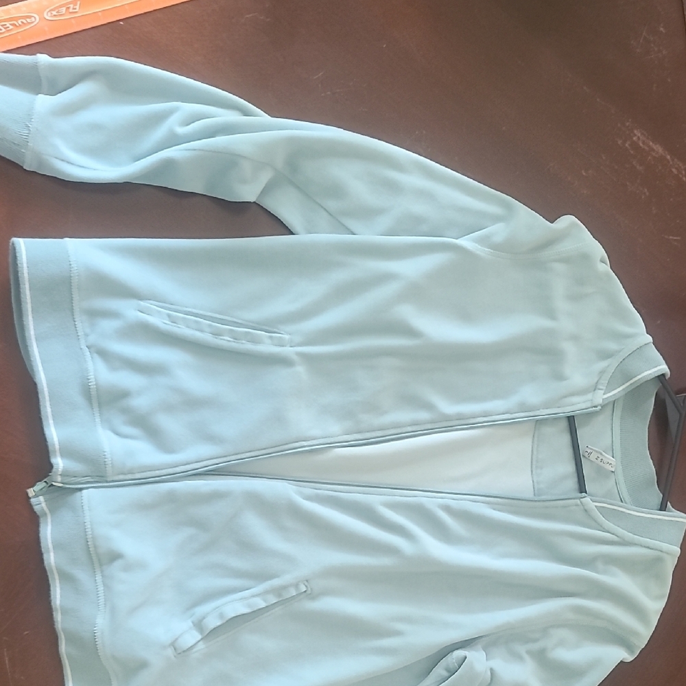 Light Blue Zip-Up Jacket and Joggers